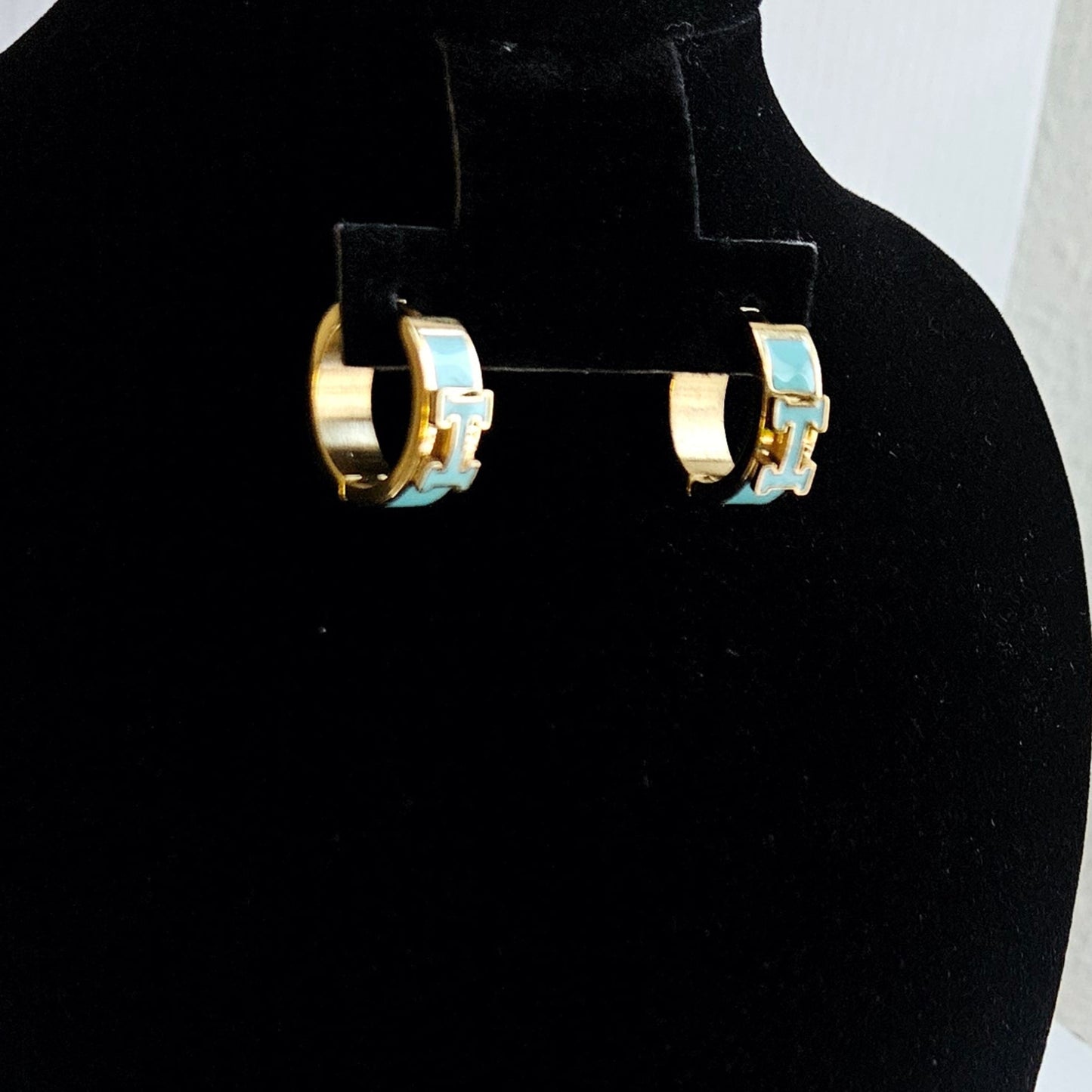 H INSPIRED STAINLESS STEEL EARRING
