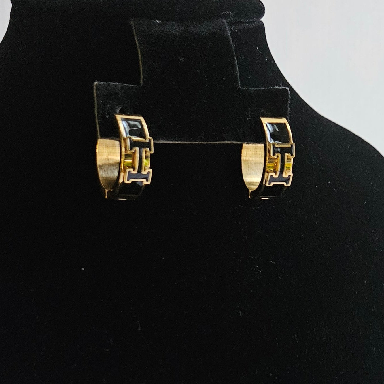 H INSPIRED STAINLESS STEEL EARRING