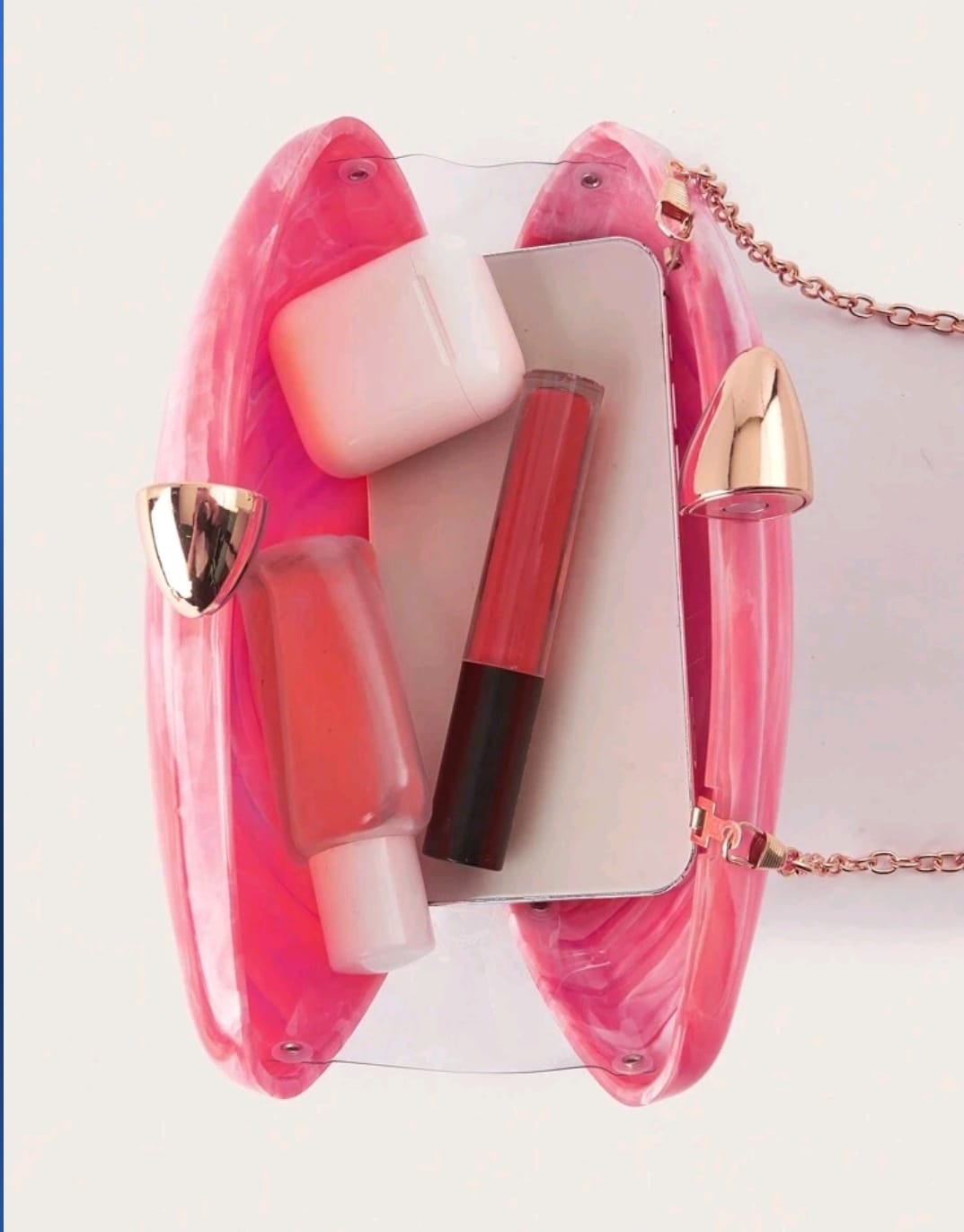 ACRYLIC MAGNET CLOSURE CLUTCH