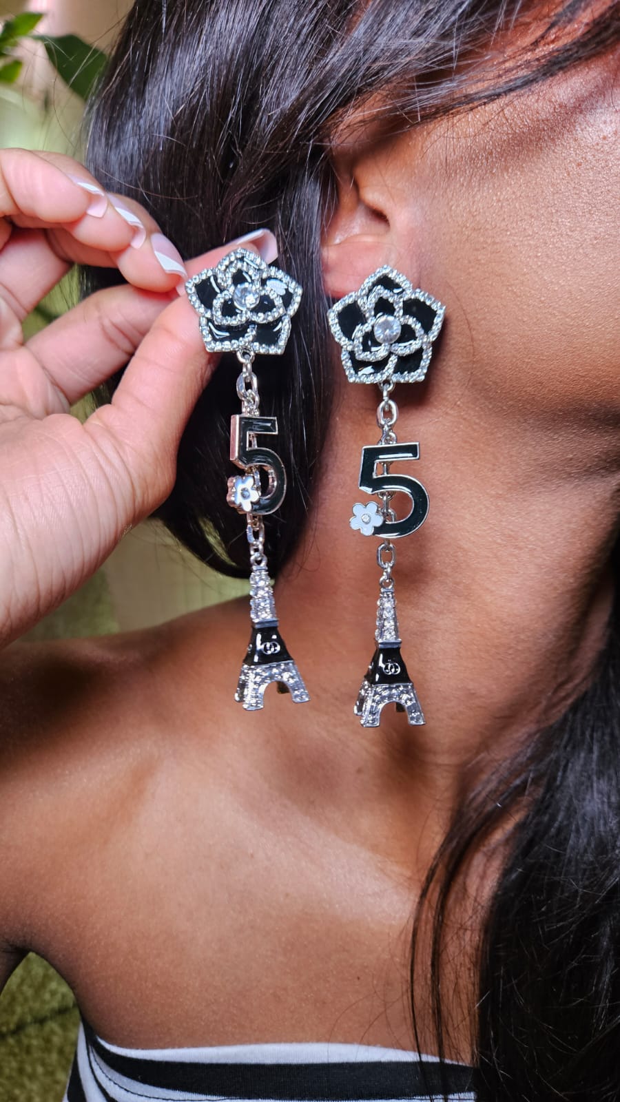 INSPIRED #5 EIFFEL TOWER DROP EARRING