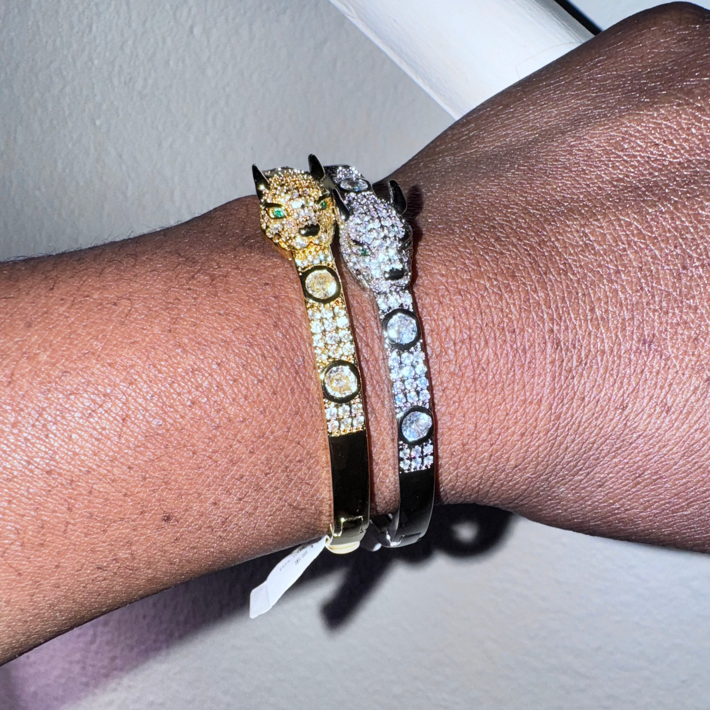RHINESTONE PANTHER BRACELET