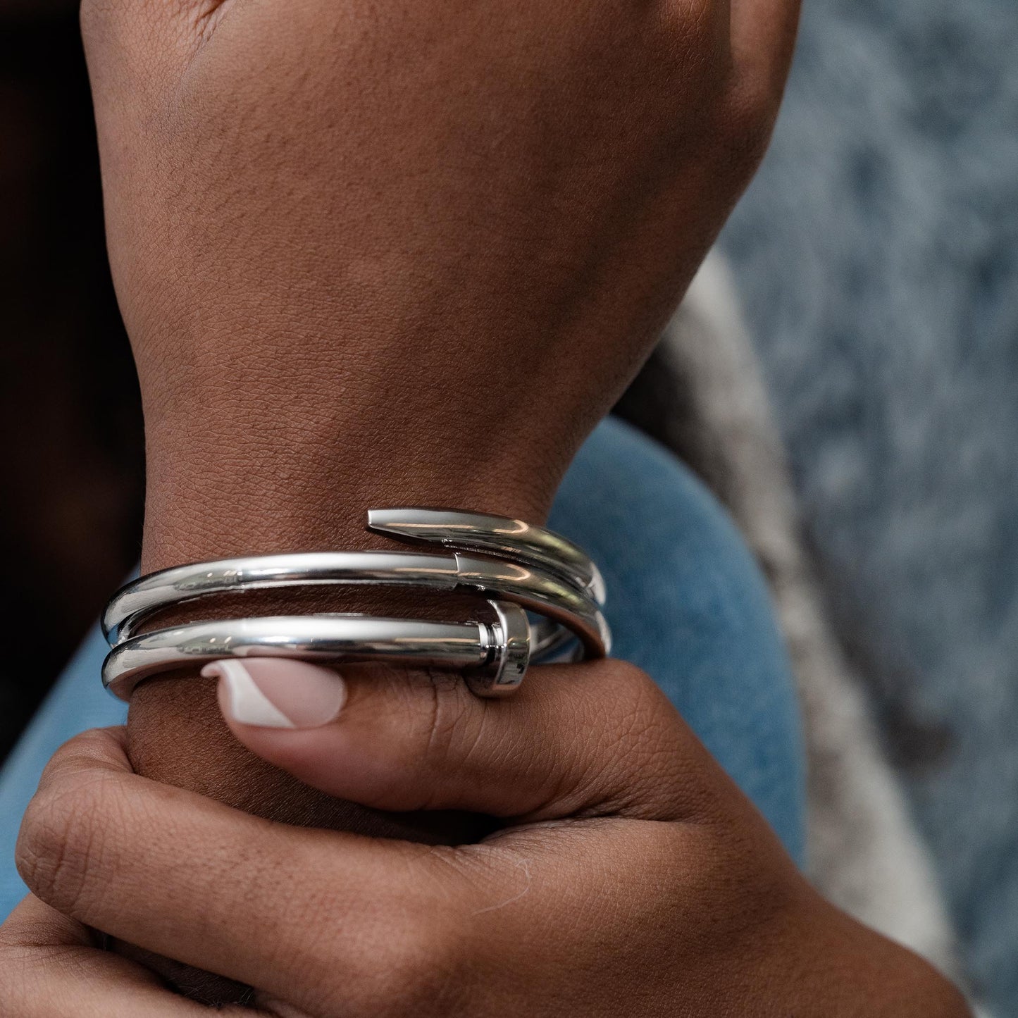 DOUBLE LAYERED INSPIRED NAIL BRACELET SWP LOOK 004