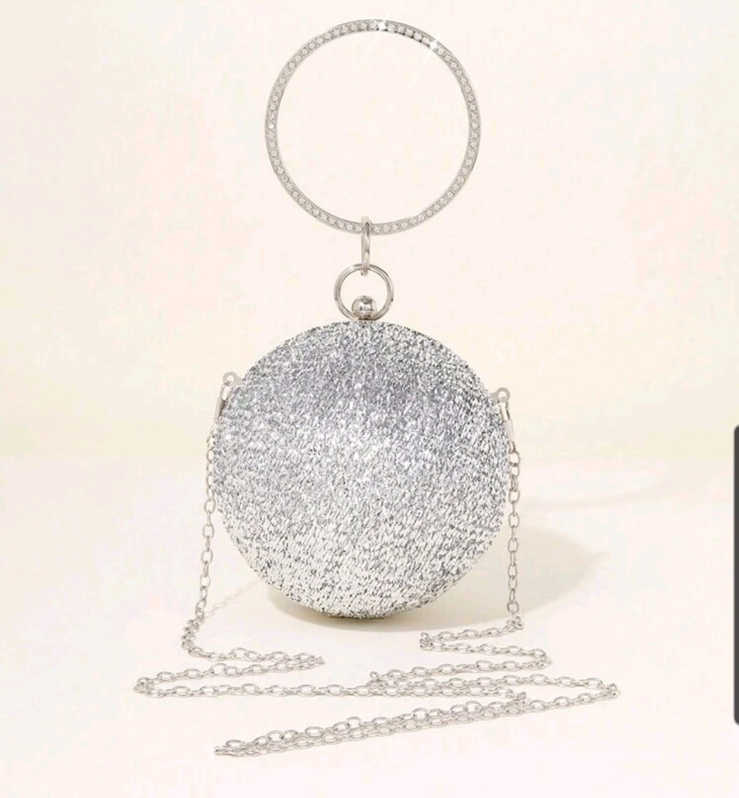 MINI SILVER BALL BAG