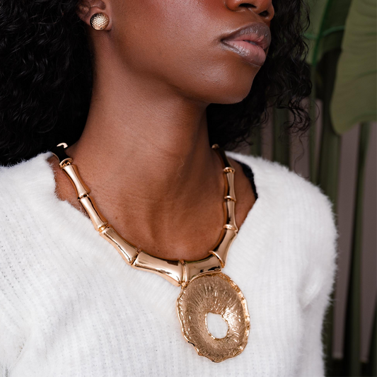 BONE DESIGN NECKLACE SET