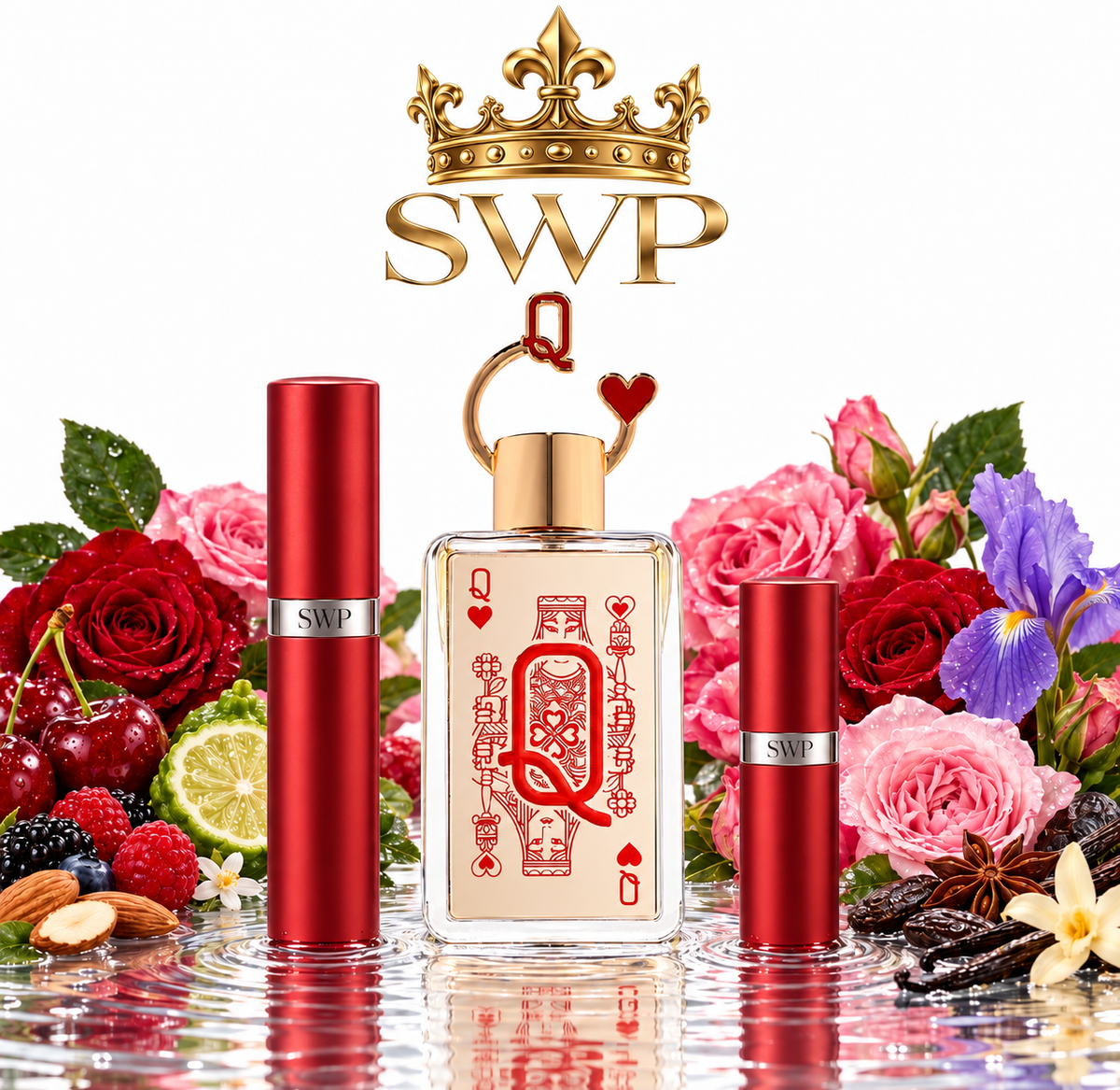 Fragrance World QUEEN Inspired by Inspired by Guerlain La Petite Robe Noire Rose Rose Rose