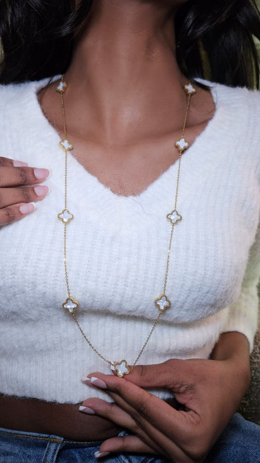 EXTENDED CLOVER INSPIRED NECKLACE