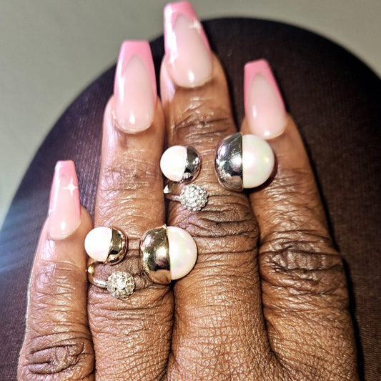 PEARL AND RHINESTONE RING SWP LOOK 037