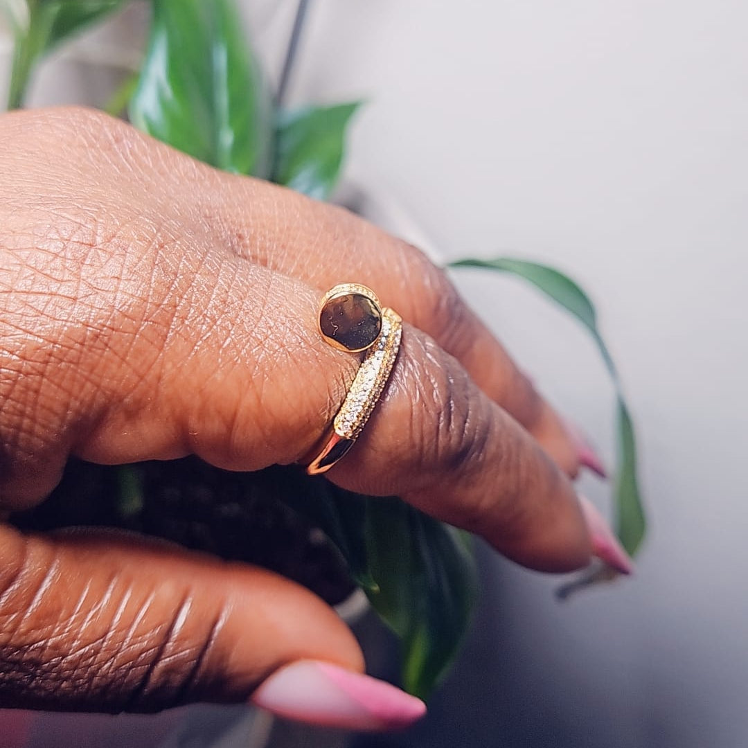 NAIL INSPIRED RHIINESTONE RING SWP LOOK 035