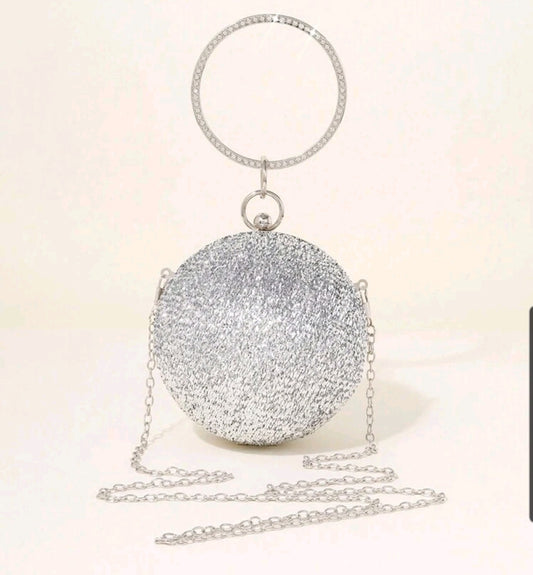 MINI SILVER BALL BAG